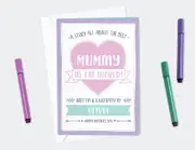 Best Mum Activity Card