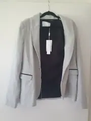 Decjuba D-luxe Taylored Jacket Grey Marle. Brand New