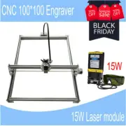 100 * 100 CM Router Kit Desktop DIY Laser Engraving Machine&15W Laser Module