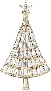 [BBirTtyQV] Diamond-Encrusted Personality Temperament, Rhinestones, Christmas Tree Brooch, Women'S Coat, Coat, Cardigan, Corsage, Pin Accessories
