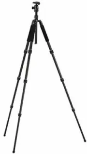 Studio-Assets Compact 4-Section Carbon Fiber Tripod with Ball Head