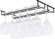 Brix Wine Glass Holder under Cabinet Kitchen Organization and Storage