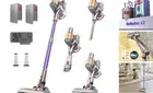 Cordless Vacuum Cleaner, 2 Batteries 120 Mins Runtime, 550W 45KPA Stick Vacuum
