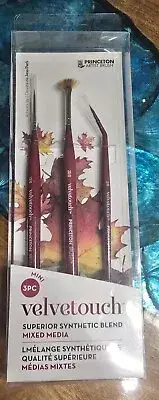 Princeton Velvet Touch Superior Synthetic Blend Paint Brushes