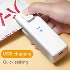 Travel Bag Sealer Mini Sealing Machine Portable Usb Rechargeable with Cutter