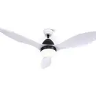 Devanti Ceiling Fan Light Remote Control Ceiling Fans White 48'' 3 Blades