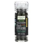 Frontier Co-op, Organic Tellicherry Black Peppercorns, 1.76 oz (50 g)
