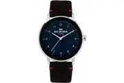 Ben Sherman WB043B Men's Black Leather Strap Quartz Wristwatch ( 41 mm)