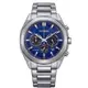 CITIZEN 星辰 Chronograph 時尚光動能計時腕錶-藍色 CA4590-81L/41mm