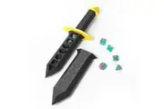 Sword Dice Holder (Black) - Includes 7PCS Polyhedral Dice Set