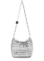 Rabanne 1969 Mini Nano Disc Shoulder bag - Silver ONE SIZE