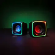 Gaming Cube Speakers with RGB - NEW