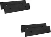 iplusmile 2sets Non-Slip Threshold Ramp Grey for Driveway Doorway Step Ramp 2pcs*2