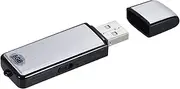 8GB USB Digital o Voice Recorder USB Disk Flash Drive ry Stick 18 Hours Recording Rechargeable for Office Black
