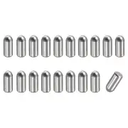 2x6mm Dowel Pins, 20pcs Round Head Flat Chamfered End Dowel Pin