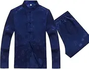[wecotton] Kung Fu Uniform Tang Men Chinese Traditional Clothing Hanfu Martial Arts
