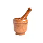 Wooden Mortar and Pestle Set,Mortar and Pestle Wood Wooden Mortar Pestle9853