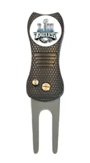 2018 Super Bowl LII Philadelphia Eagles Golf Ball Marker +Switchblade Divot Tool