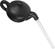 Zerodeko Ceramic Teapot Fountain Decor Floating Tea Pot Infuser Outdoor Tabletop Water Feature