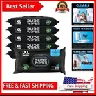 XL Flushable Wet Wipes 6-Pack – Aloe & Vitamin E – FREE Shipping