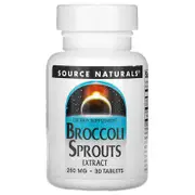 Source Naturals, Broccoli Sprouts Extract, 500 mg, 30 Tablets (250 mg per Tablet)