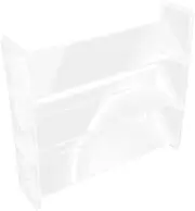 SOPOTUTU Badge Display Stand: 3 Tier Button Pin Display Case Clear Brooch Pin Storage Organizer Holder For Badges Collectibles Enthusiasts