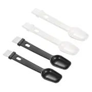 Coffee Espresso Brush 4 Pack 2 in 1 Coffee Grinder Cleaning Brush with Spoon