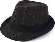 Seatacc Unisex Classic Trilby Fedora Hat