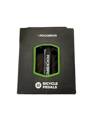 ROCKBROS MTB Pedals Lightweight Nylon Fiber Platform Pedals BMX MTB 9/16”