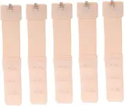 [TOGEVAL] Bra Extender Underwear Accessories Extension Bra Strap Accessories for Backless Bras for Women Accessories Halter Bras for Women Stainless Steel Etc. White