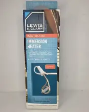 Lewis N Clark Portable Intl Travel Immersion Water Heater YL205 120/240V NEW