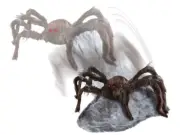 Brown Jumping Spider Prop Animated Halloween Decor Haunted House Animatronic New
