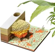 Memo Pad Tree Model | Paper Carving Art Sticky Notes with Holder | Cute Sticky Note Pad Convenience Stickers Paper Carving Art Crafts