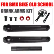Crankarm Crank Arms Kit Aluminum For BMX Bike 3-Piece Cranks 175 mm Old School