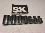 S-K 1/2" DRIVE SOCKET SET SAE