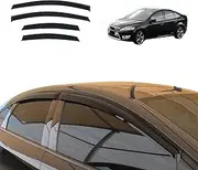 OAD4X4 Weathershields Compatible with Ford Mondeo Liftback MB MC Series 2009-2014, Weather Shields Window Visors Wind Deflectors Sun Rain Guard 4PCS Set