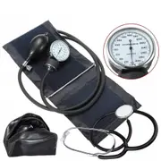 Manual Blood Pressure Monitor BP Cuff Gauge Aneroid Sphygmomanometer Machine Kit