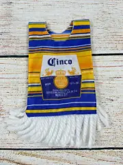Corona Light Beer Bottle Cover Poncho Mexican Blanket Brew Coozie NIP
