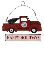 St. Nicholas Square Christmas Tree Truck Wall Decor