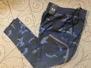 UNDER ARMOUR ELITE FITTED SPORSTYLE CAMO PANTS SIZE S MEN NWT $100.00