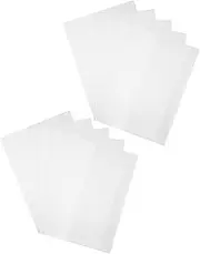 DOITOOL 10Sheets Reusable Transparent Book Covers Protective Film for Textbooks Scratch Convenient Book Covering for