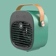 Portable Air Conditioner, USB Rechargeable Air Conditioner, 3 Speed Quiet Air Cooler for Desktop,Office、Bedroom,Travel (Green)