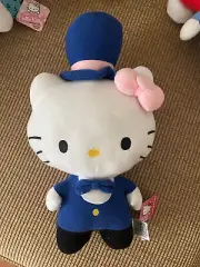 Hello Kitty Blue Hat and Shirt Plush 11" New With Tags