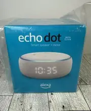 NEW Amazon Echo Dot (3rd Gen) - Smart Speaker with Clock and Alexa - White
