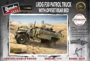 Thunder TM35311 1/35 LRDG F30 Patrol Truck w/Offset Bed ,Soldier Machine Gun