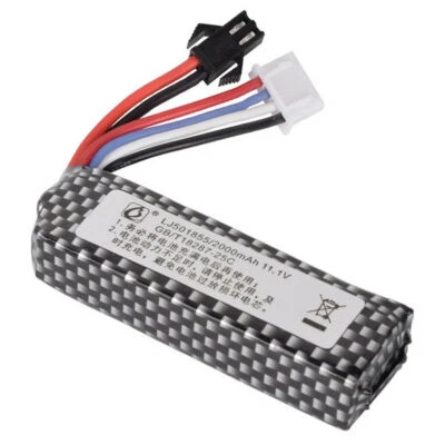 2000mAh 11.1V SM-2P Lipo Battery for WPL RES V-3 ESC 1/16 Crawler Some Water-Gun