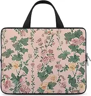 [FHPCE] Laptop Shoulder Bag Laptop Bag Computer Bag With Small Flower Pattern Messenger Bag for Unisex