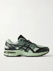 [Asics] Asics - Gel-terrain Rubber-trimmed Mesh Sneakers - Green - UK 4 UK 4 Green