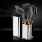Knife Holder Rack Kitchen Restaurant Spoons Knives Stand Block Storage Tool