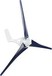 Wind Turbine Generator Kit, 800W Small Wind Generator Turbines Kit 3 Blades Power Parts Wind Power Generator for Marine, RV, Home, Windmill Generator(48V-Blue)